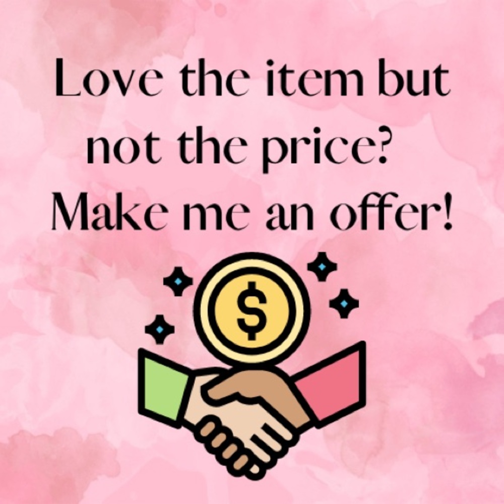 YOU KNOW YOU WANT TO MAKE ME AN OFFER! 🥰